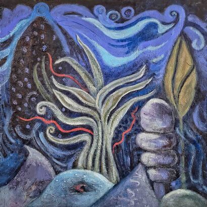 The Invitation - a Paint Artowrk by Pearl Brunings